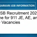 DSSSB Recruitment 2026: Apply Online for 911 JE, AE, and ASO Vacancies