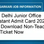 DTU Delhi Junior Office Assistant Admit Card 2026 Out: Download Non-Teaching Hall Ticket Now