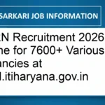 HKRN Recruitment 2026: Apply Online for 7600+ Various Vacancies at hkrnl.itiharyana.gov.in