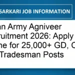 Indian Army Agniveer Recruitment 2026: Apply Online for 25,000+ GD, Clerk, and Tradesman Posts