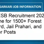 MPESB Recruitment 2026: Apply Online for 1500+ Forest Guard, Jail Prahari, and Other Posts