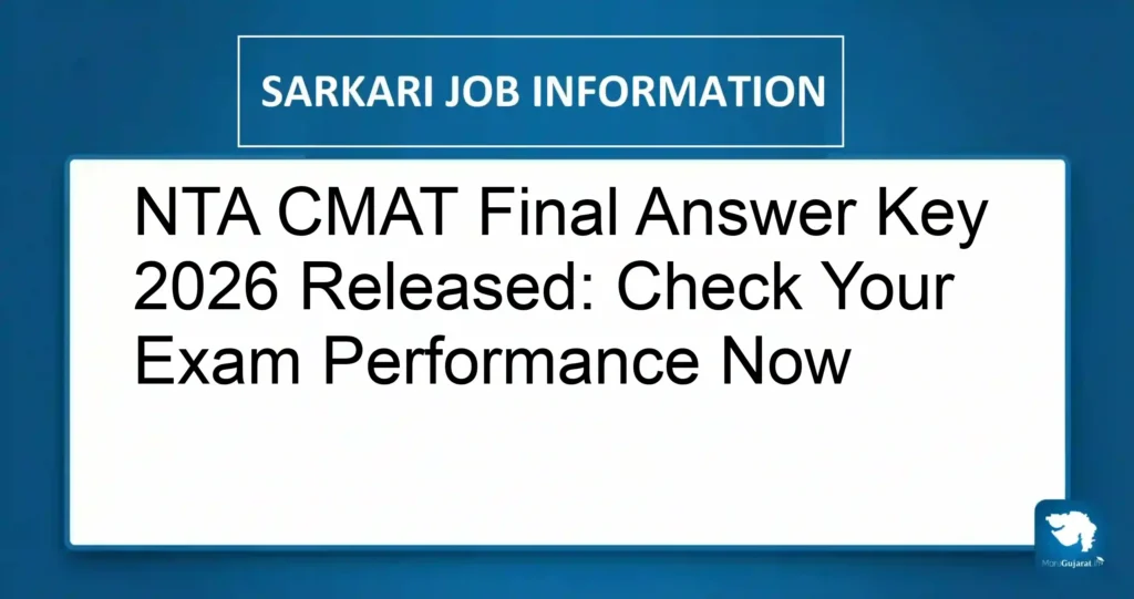 NTA CMAT Final Answer Key 2026 Released: Check Your Exam Performance Now