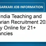 OIL India Teaching and Librarian Recruitment 2026: Apply Online for 21+ Vacancies