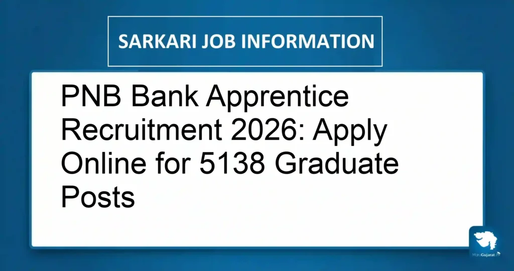 PNB Bank Apprentice Recruitment 2026: Apply Online for 5138 Graduate Posts