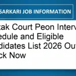 Rohtak Court Peon Interview Schedule and Eligible Candidates List 2026 Out: Check Now