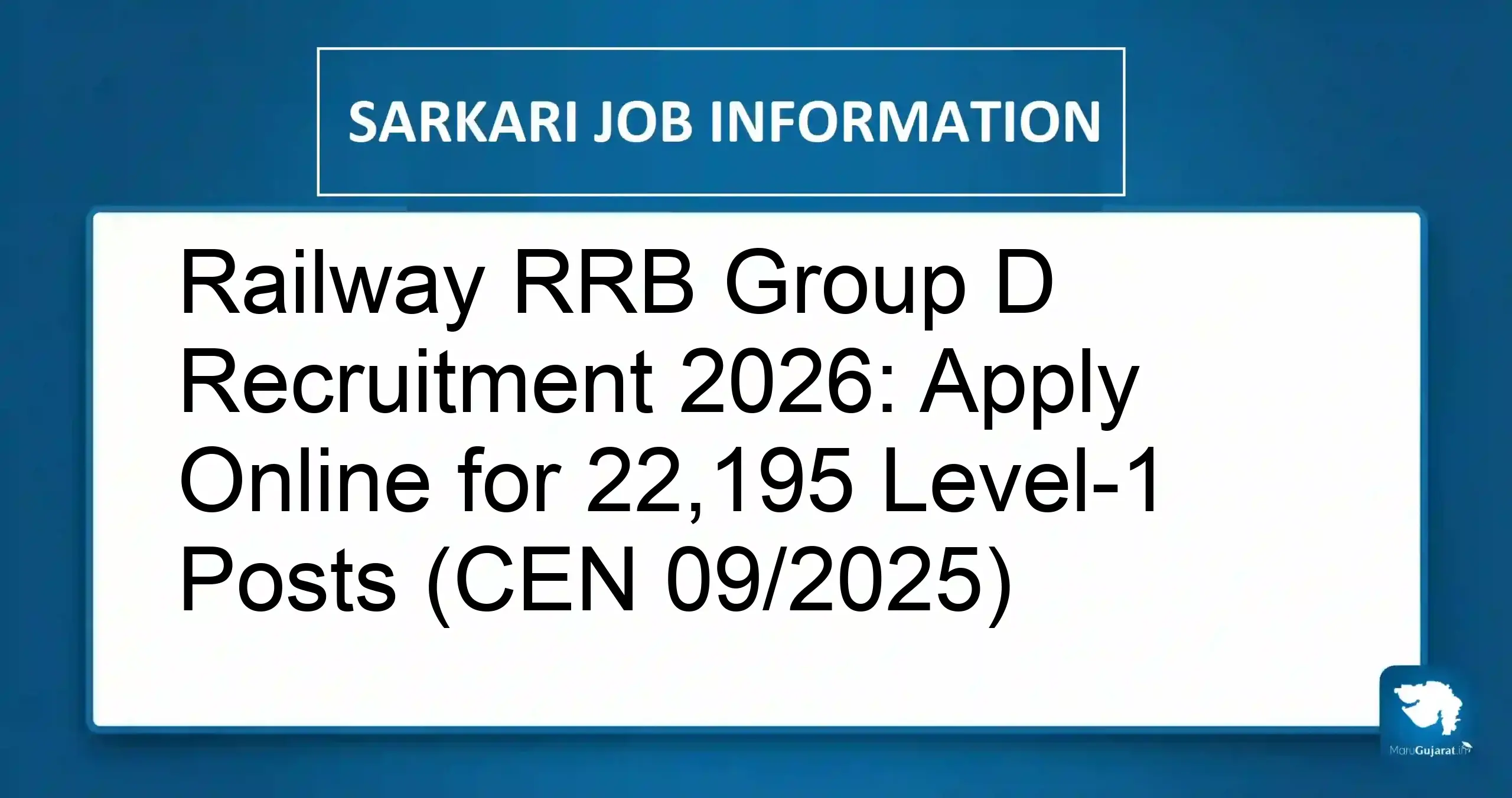 RRB Group D Recruitment 2026