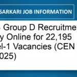 RRB Group D Recruitment 2026: Apply Online for 22,195 Level-1 Vacancies (CEN 09/2025)