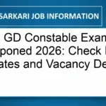 SSC GD Constable Exam Postponed 2026: Check Latest Updates and Vacancy Details