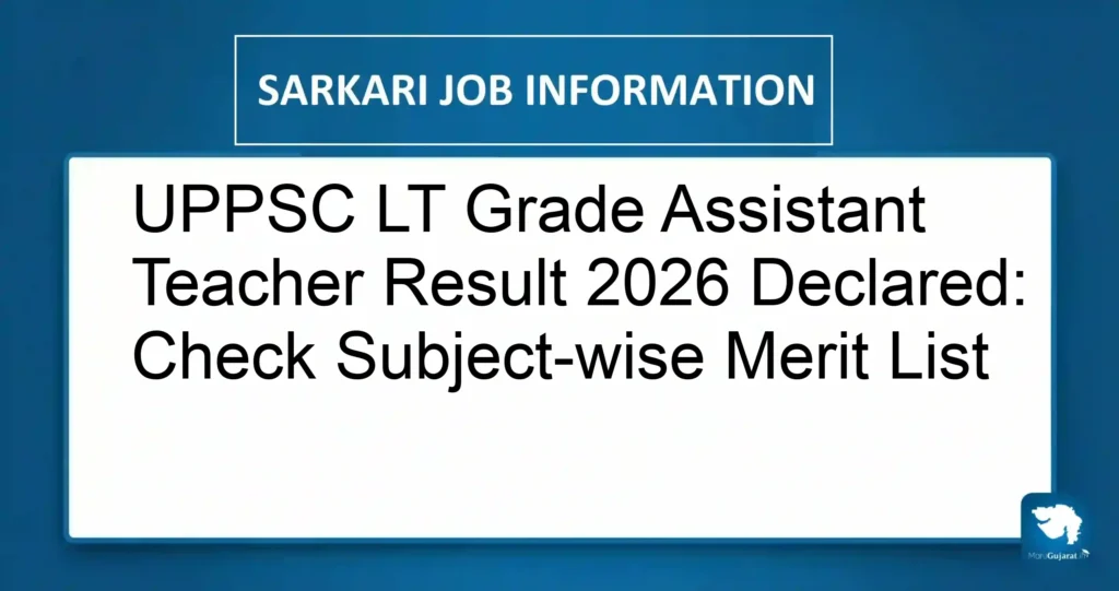 UPPSC LT Grade Assistant Teacher Result 2026 Declared: Check Subject-wise Merit List
