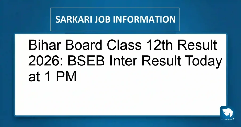 Bihar Board Class 12th Result 2026: BSEB Inter Result Today at 1 PM